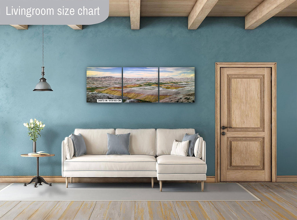 Badlands National Park: Yellow Mounds Overlook Landscape Photography Wall Art