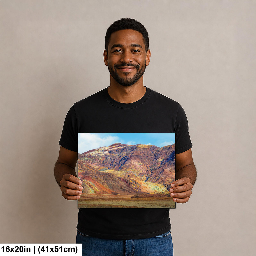 Painted Earth: Artist's Palette Death Valley California Photography Wall Art