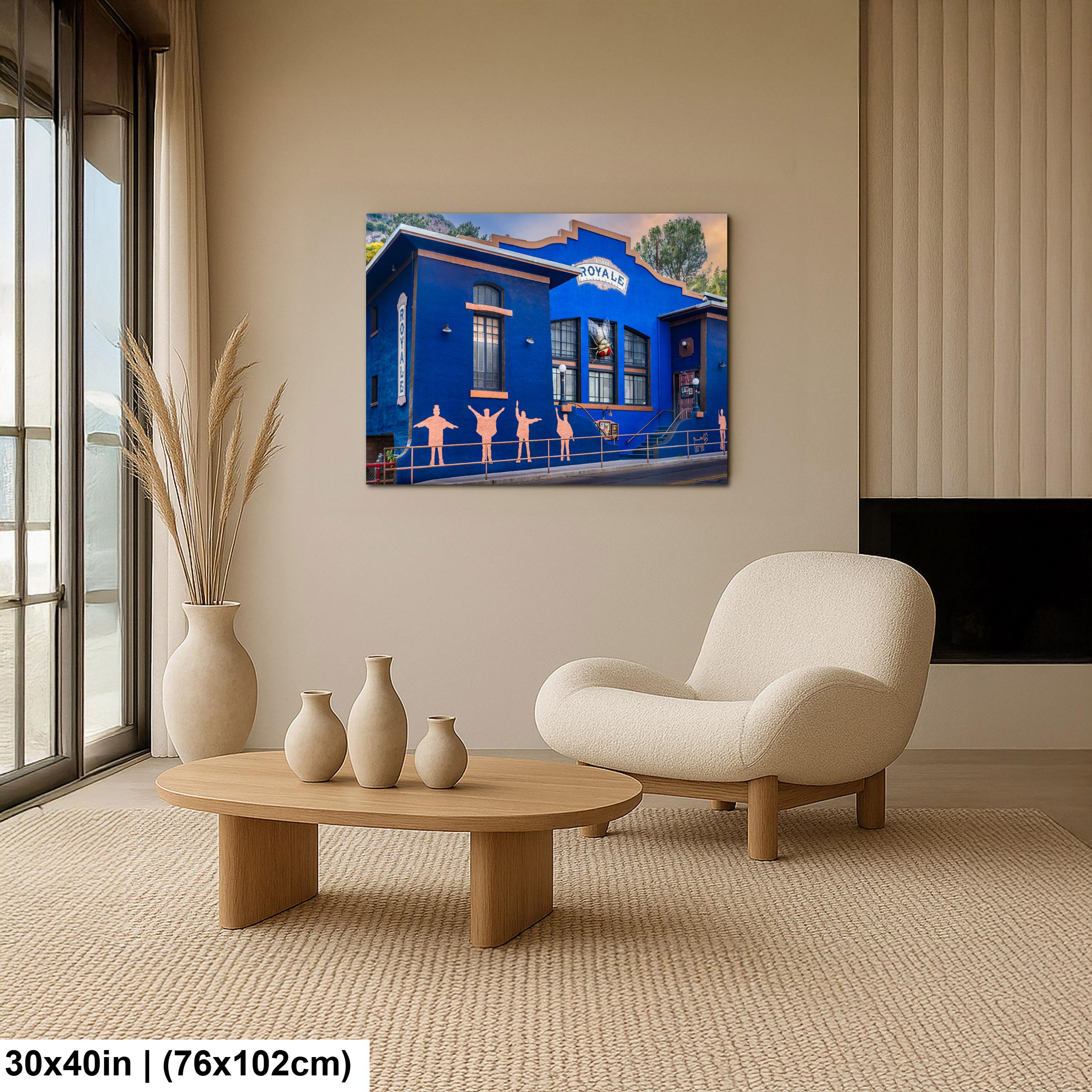 Bisbee Royale Theater Beatles Silhouette Mural Arizona Landmark Photography Wall Art
