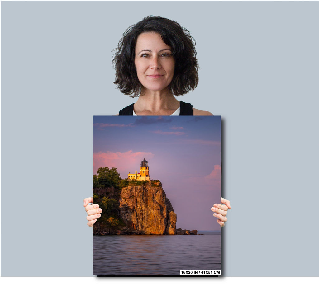 Split Rock Lighthouse Sunset Minnesota North Shore Photography Wall Art