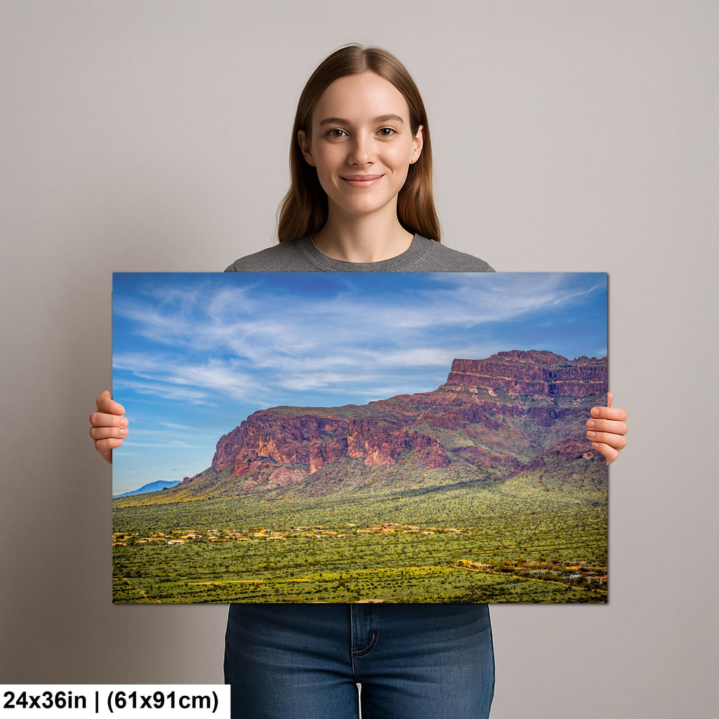 Superstition Mountains Landscape, Apache Junction Arizona, Photography Print Wall Art