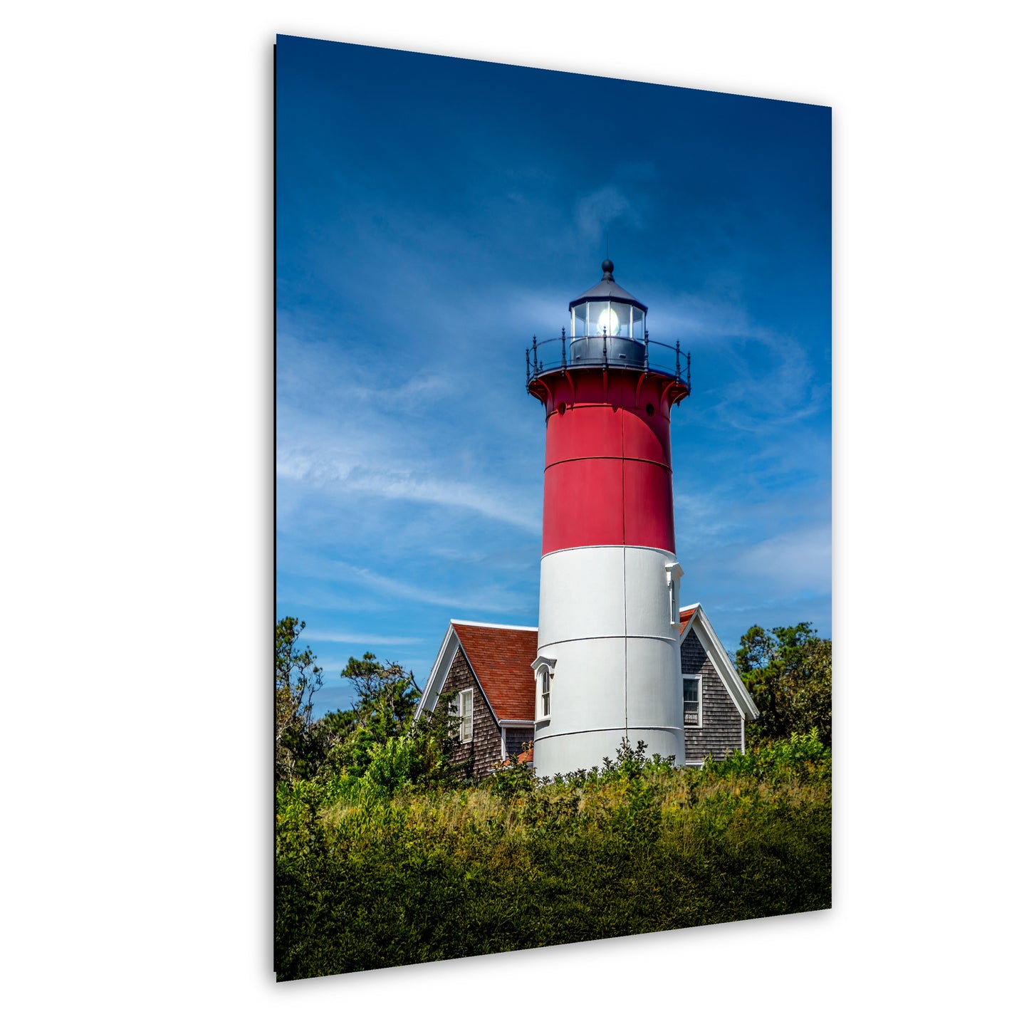 Nauset Lighthouse Print - Cape Cod Lighthouse Nautical Wall Art | Ready to Hang Canvas