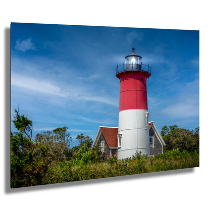 Nauset Lighthouse Print - Cape Cod Lighthouse Nautical Wall Art | Coastal Home Decor