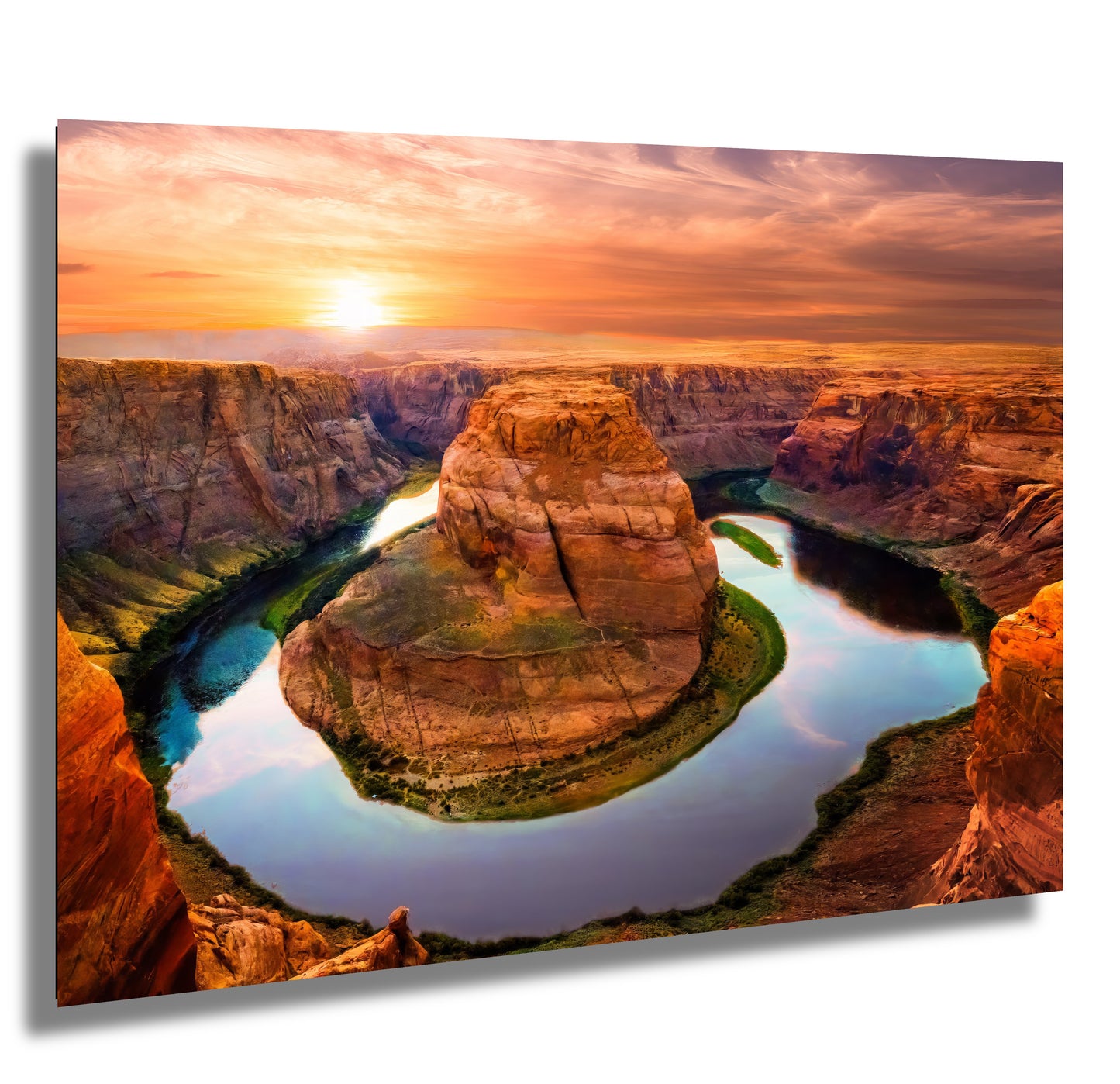 Horseshoe Bend Sunset Photo: Arizona Wall Art Home Decor