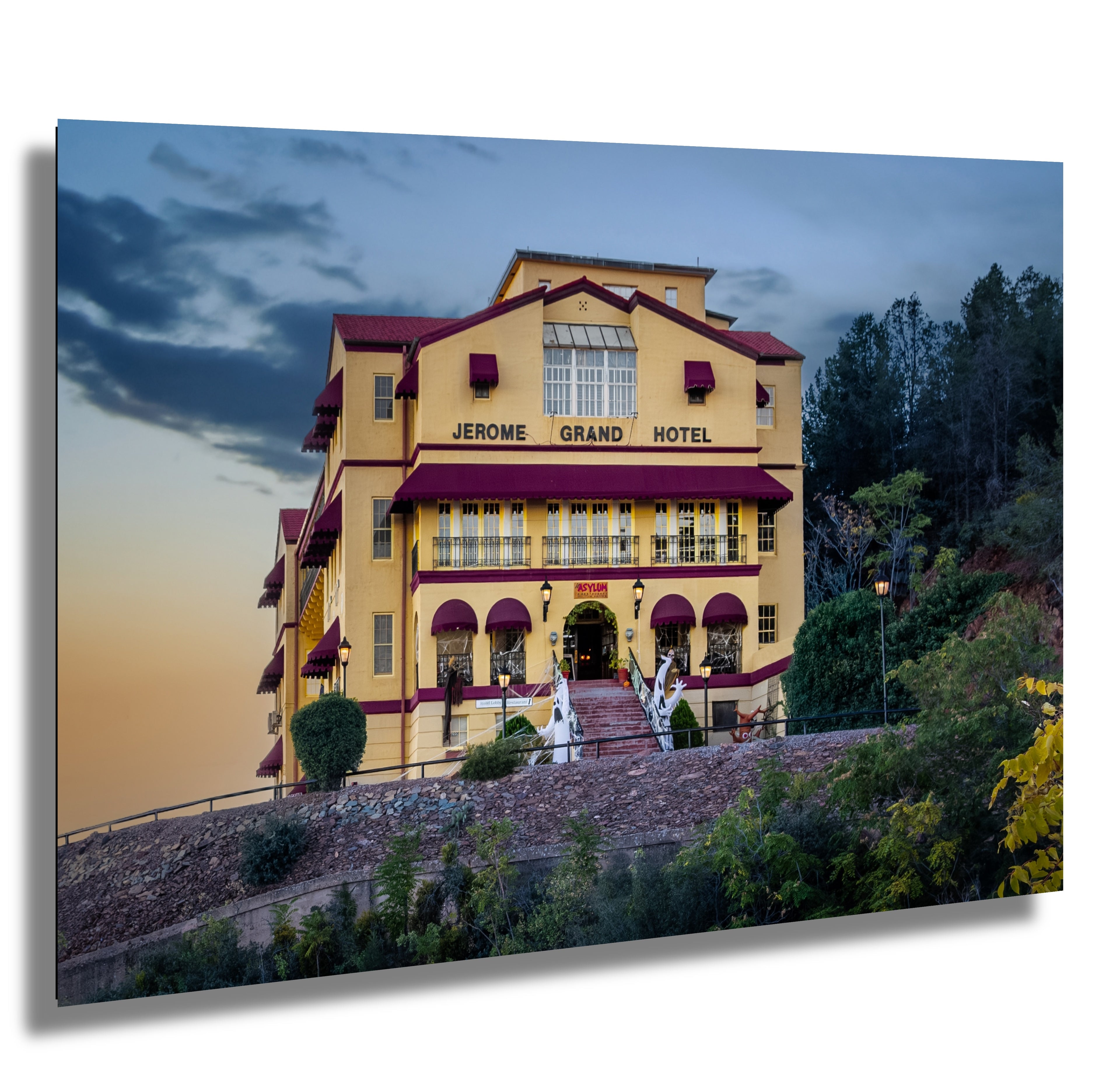 Jerome Grand Hotel Haunted Arizona Landmark Photography Wall Art