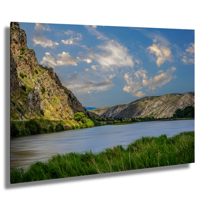 Junction of Waters: Missouri River Three Forks Montana Wall Art Metal Aluminum Print River Landscape Photography