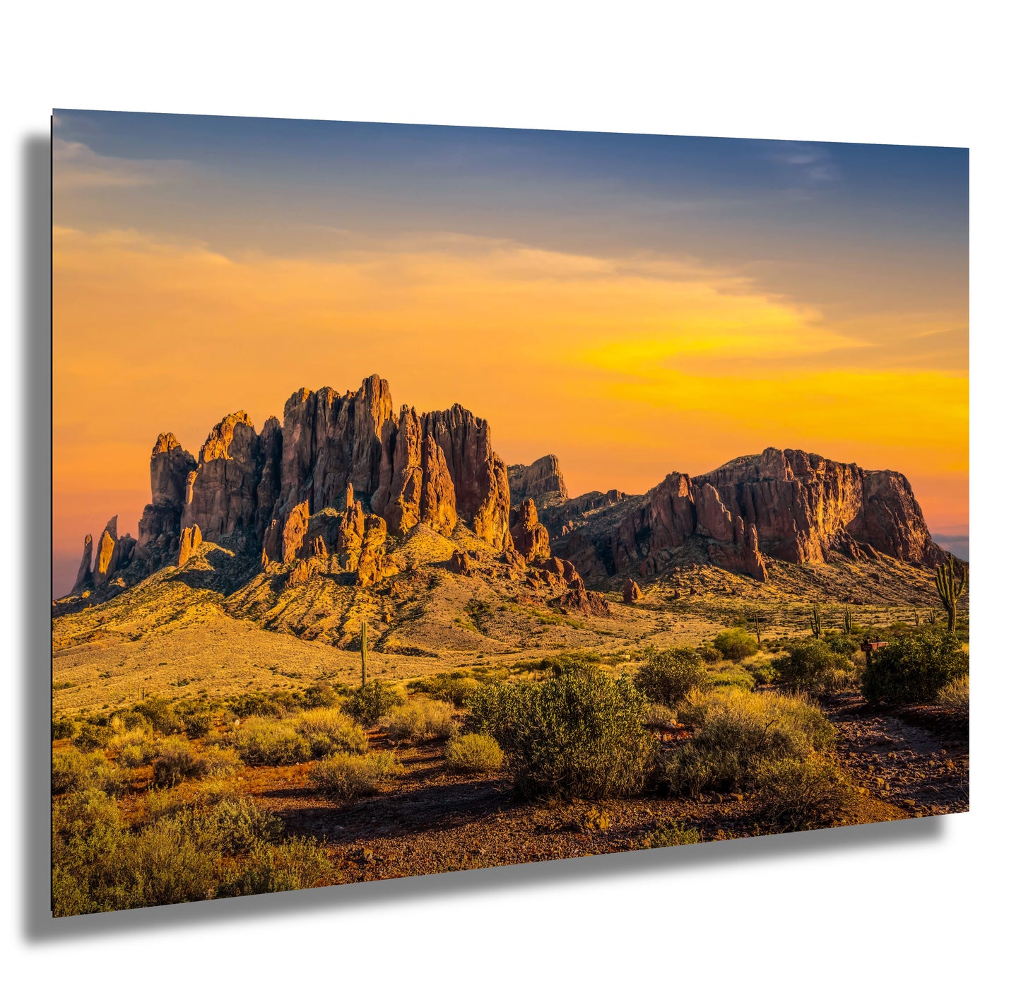Superstition Mountains Sunrise Lost Dutchman State Park Apache Junction Arizona Wall Art
