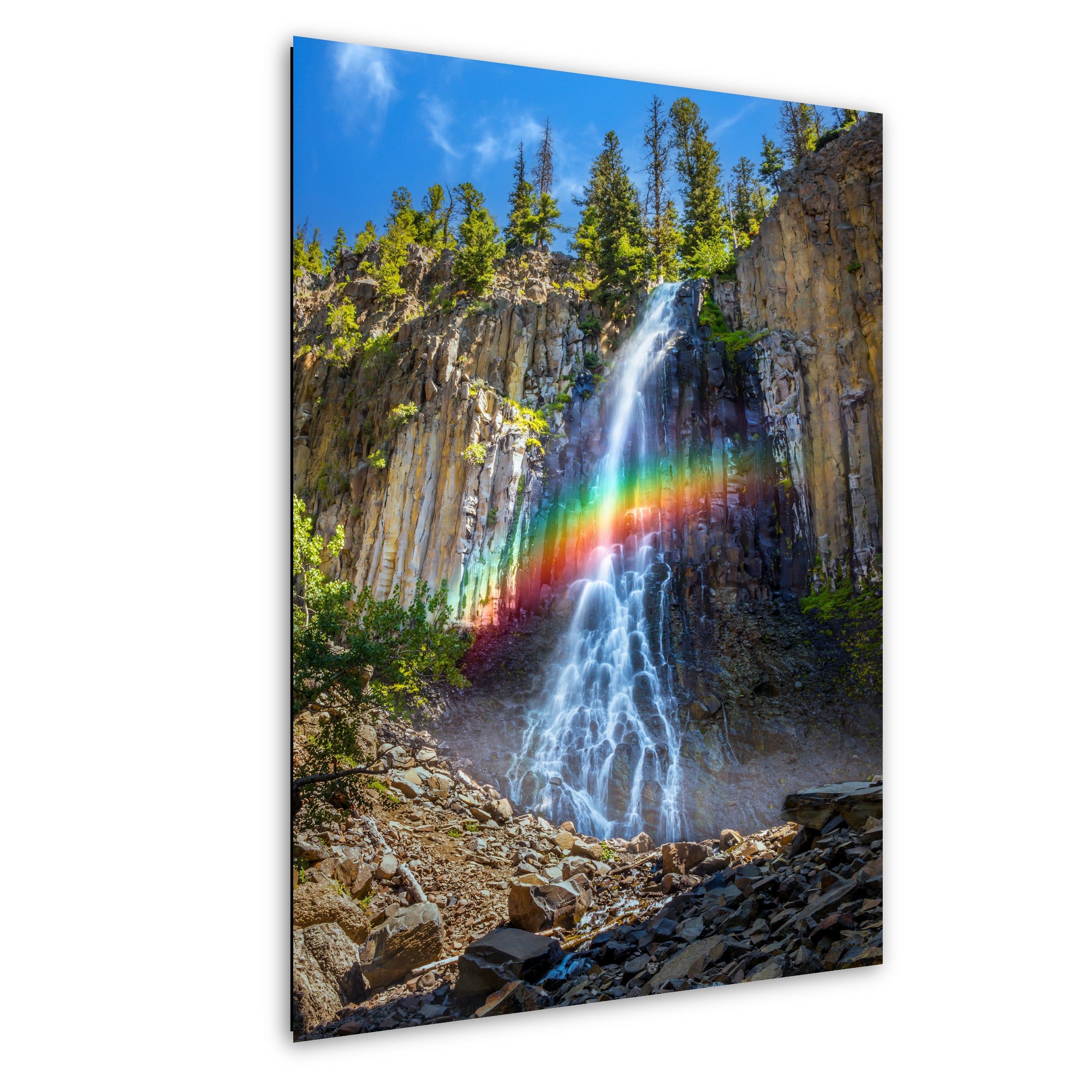 Majestic Cascades: Palisade Falls Montana Waterfalls, Nature Wall Art Print