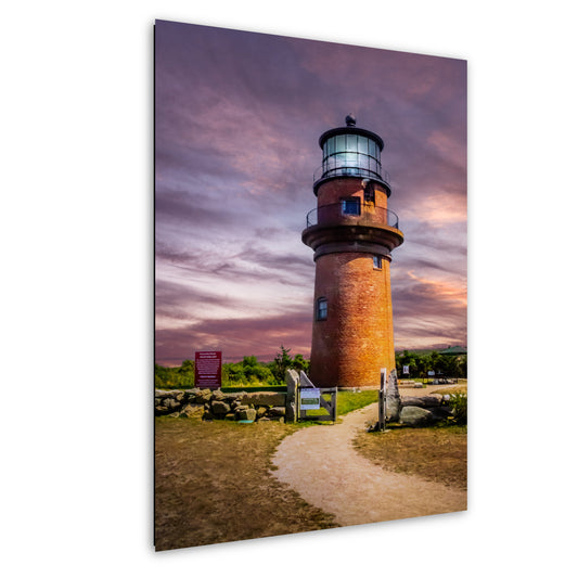 Gay Head Light Wall Art - Historic Aquinnah Lighthouse Canvas Print | Maritime Decor