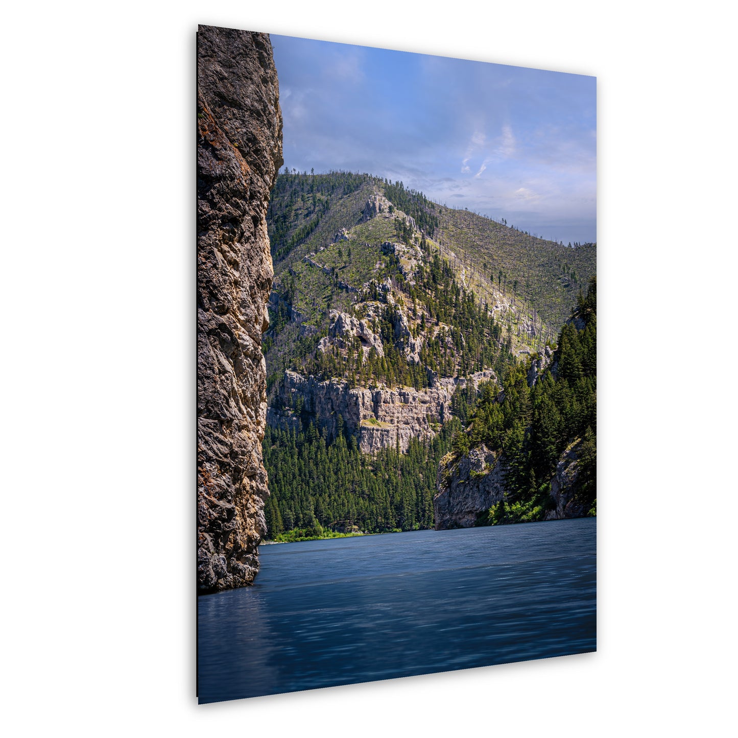 Gates of the Mountains, Montana Print: Rocky Shoreline Wall Art