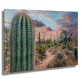Saguaro Cactus Sunset Gold Canyon Arizona Photography Wall Art