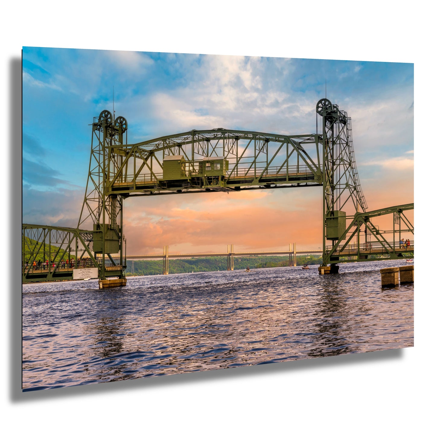 Stillwater Lift Bridge: St. Croix River Minnesota Landscape Photography Wall Art