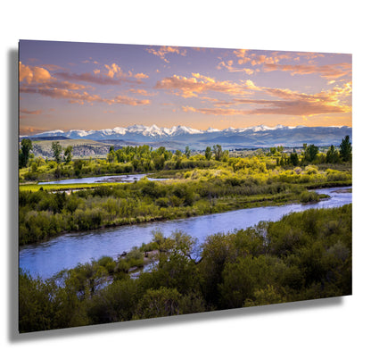 Missouri Headwaters Print: Three Forks Montana Waterscape Photography