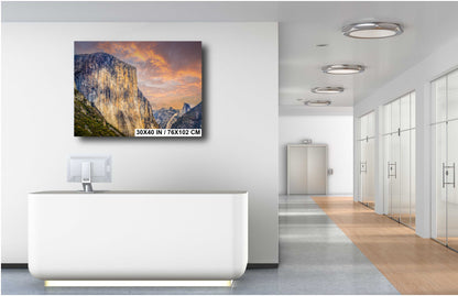 El Capitan Wall Art – Yosemite National Park Poster | Granite Rock Formation Print