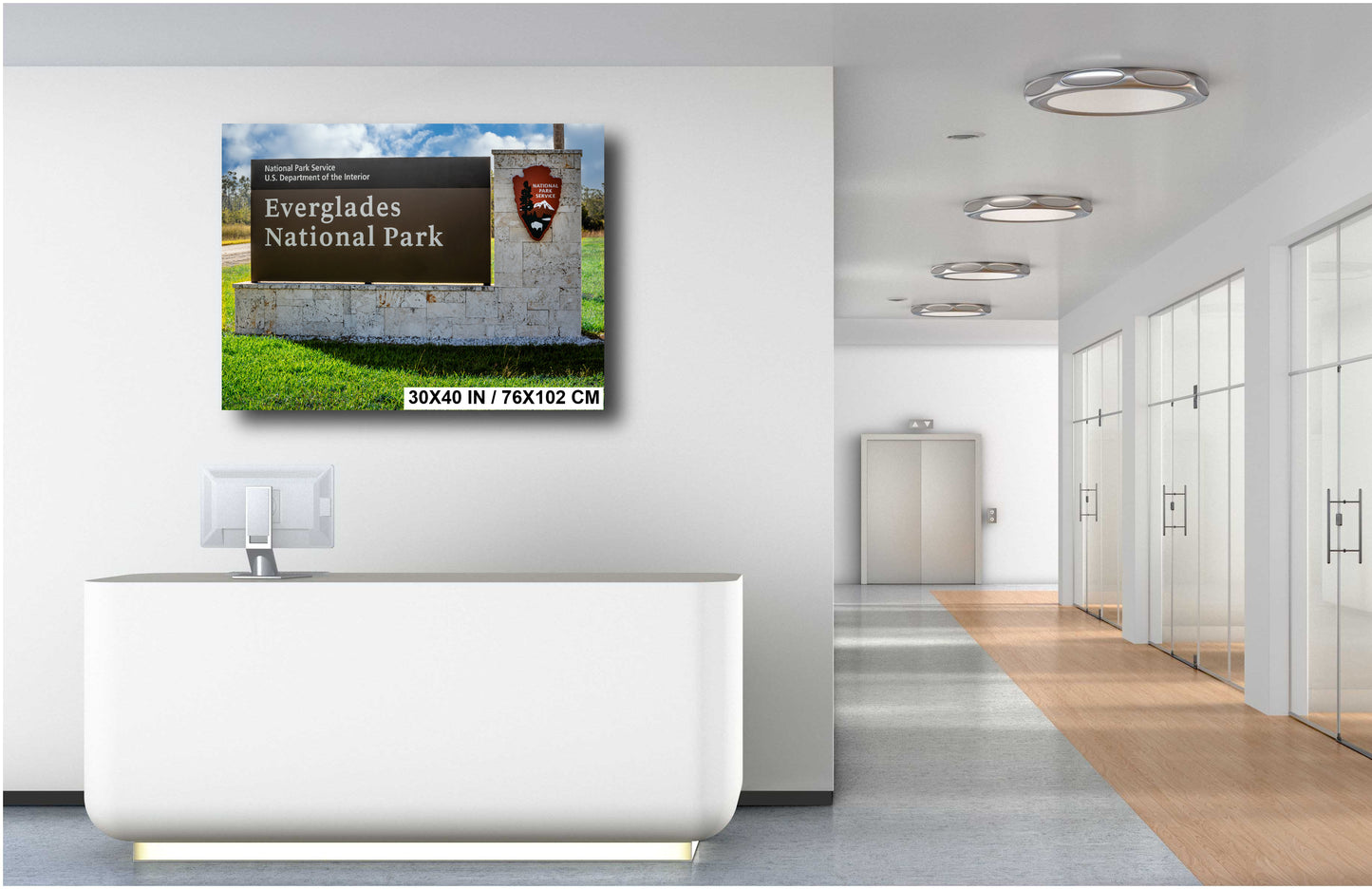 Gateway to the Wild: Welcome to Everglades National Park Florida Print Wall Art Photography Aluminum/Acrylic/Metal/Canvas