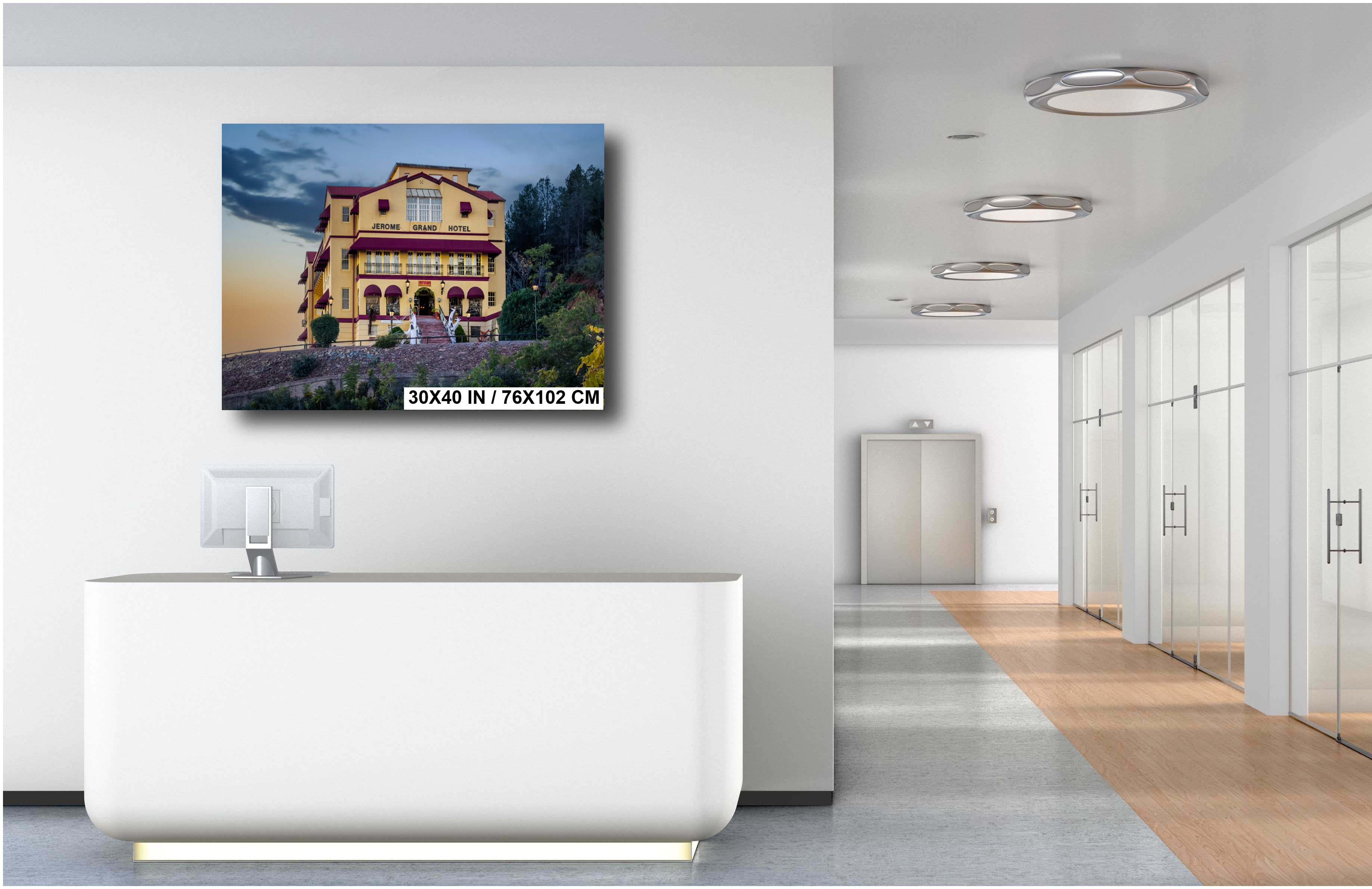 Jerome Grand Hotel Haunted Arizona Landmark Photography Wall Art