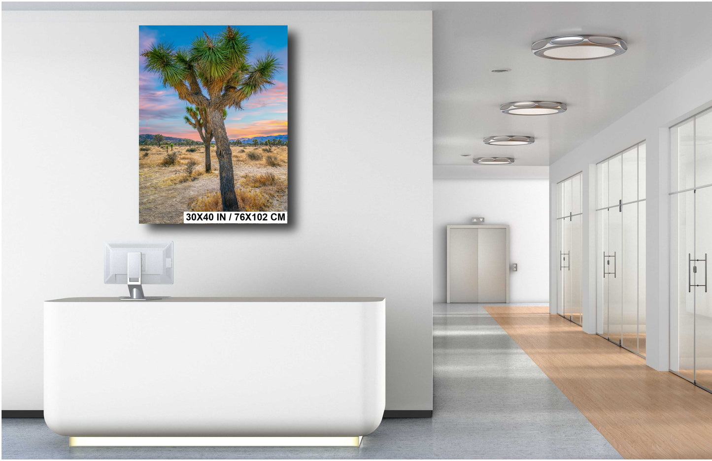 Joshua Tree Wall Art – California Desert Landscape Print | Ready to Hang Canvas