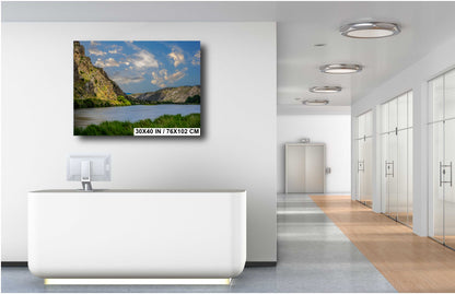 Junction of Waters: Missouri River Three Forks Montana Wall Art Metal Aluminum Print River Landscape Photography