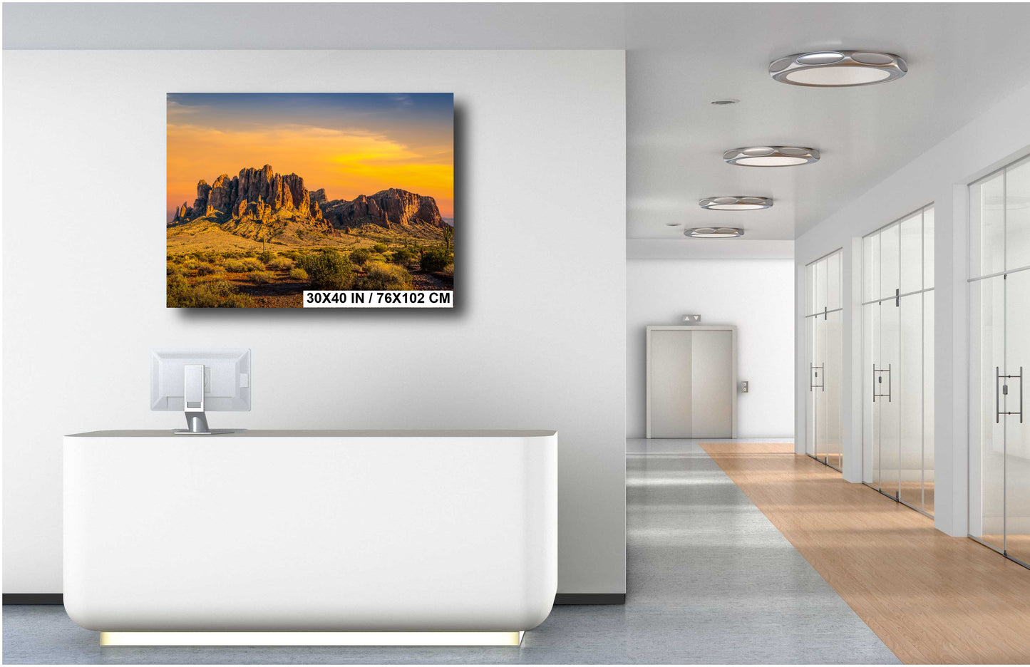 Superstition Mountains Sunrise Lost Dutchman State Park Apache Junction Arizona Wall Art