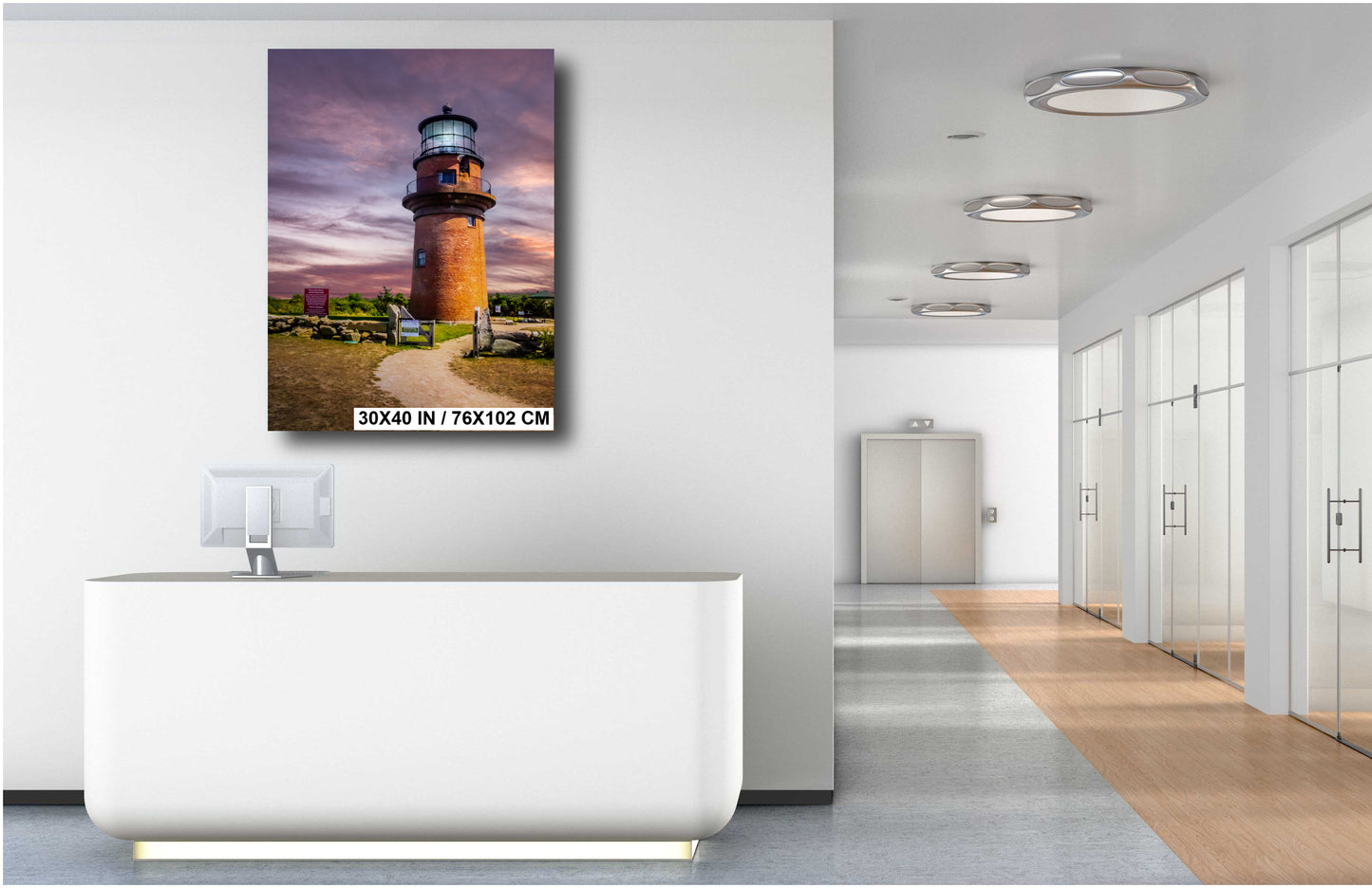 Gay Head Light Wall Art - Historic Aquinnah Lighthouse Canvas Print | Maritime Decor