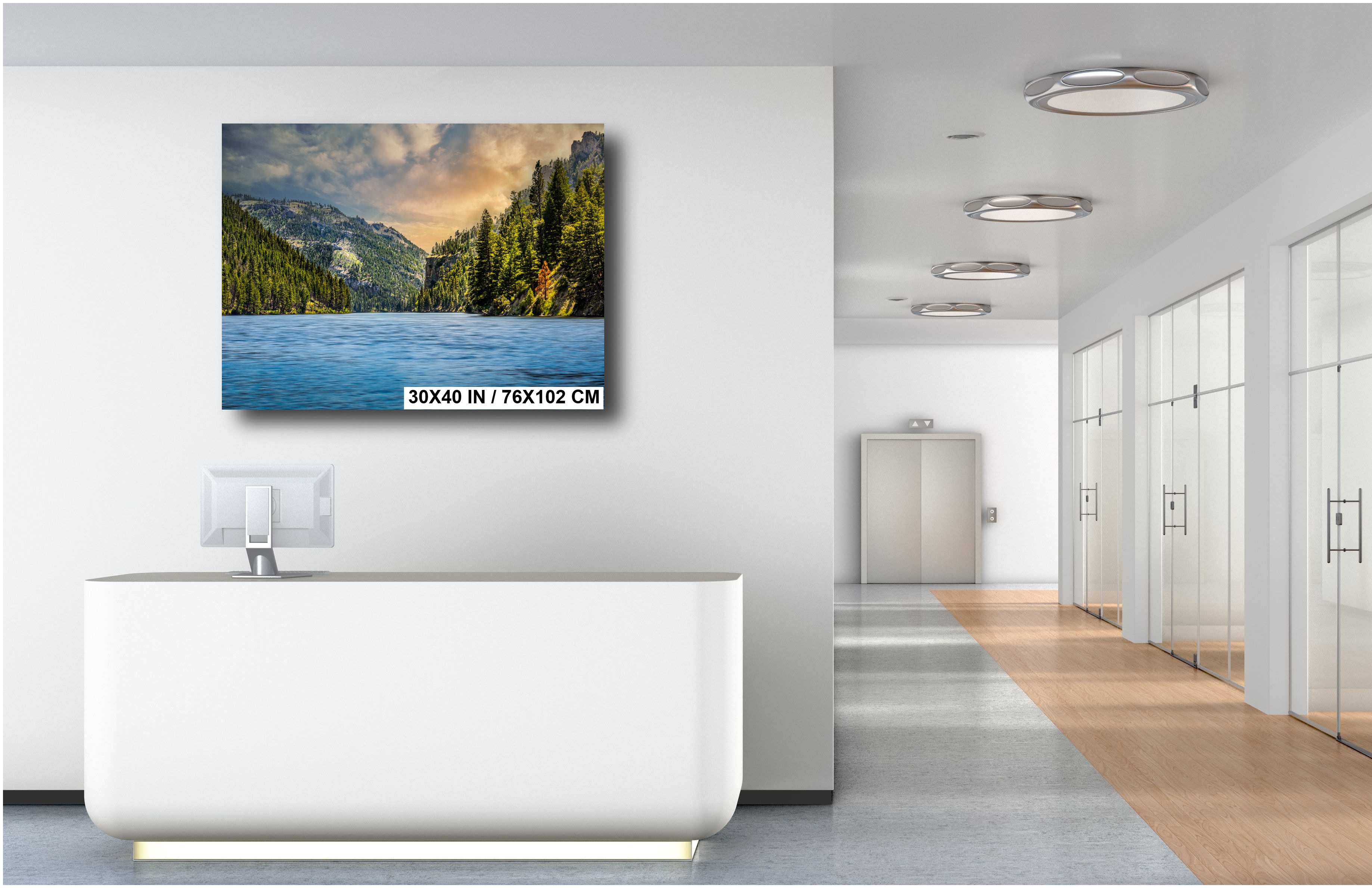 Gates of the Mountains, Montana: Missouri River Wall Art Print