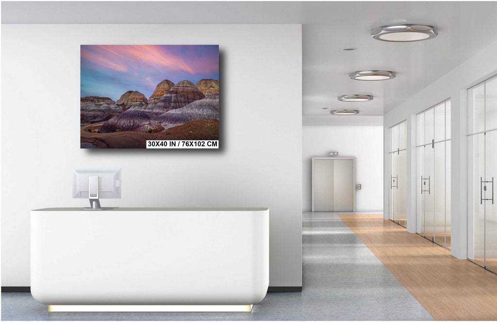 Blue Mesa Arizona Desert Hills Photography Wall Art