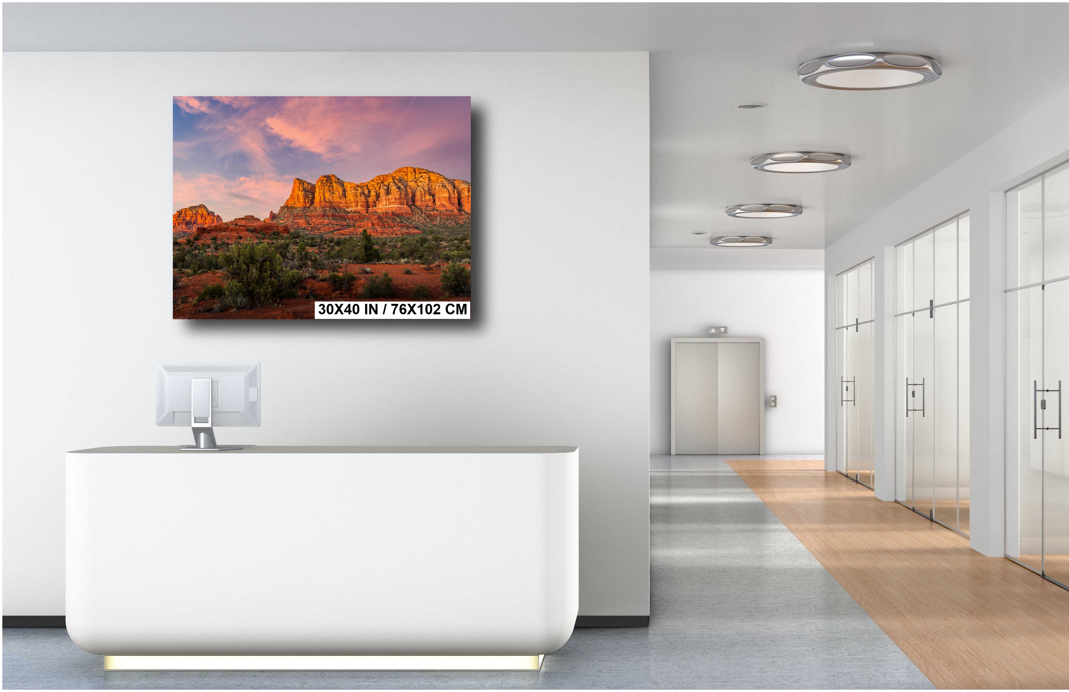 Sedona Arizona Red Rock Crossing Photography Wall Art Home Decor