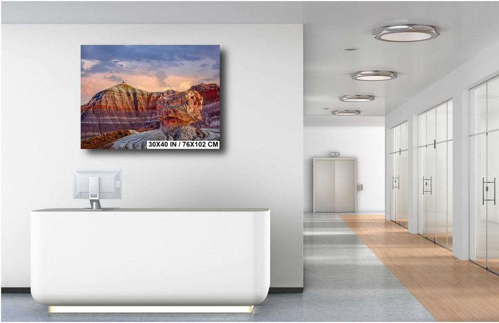 Petrified Forest Blue Mesa Arizona Landscape Photography Wall Art