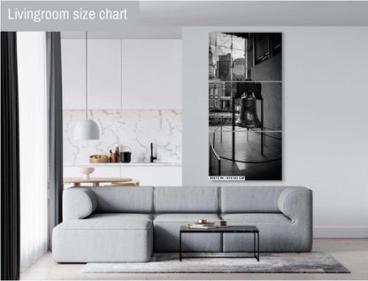 Liberty Bell Black and White Photography Print: Philadelphia Wall Art