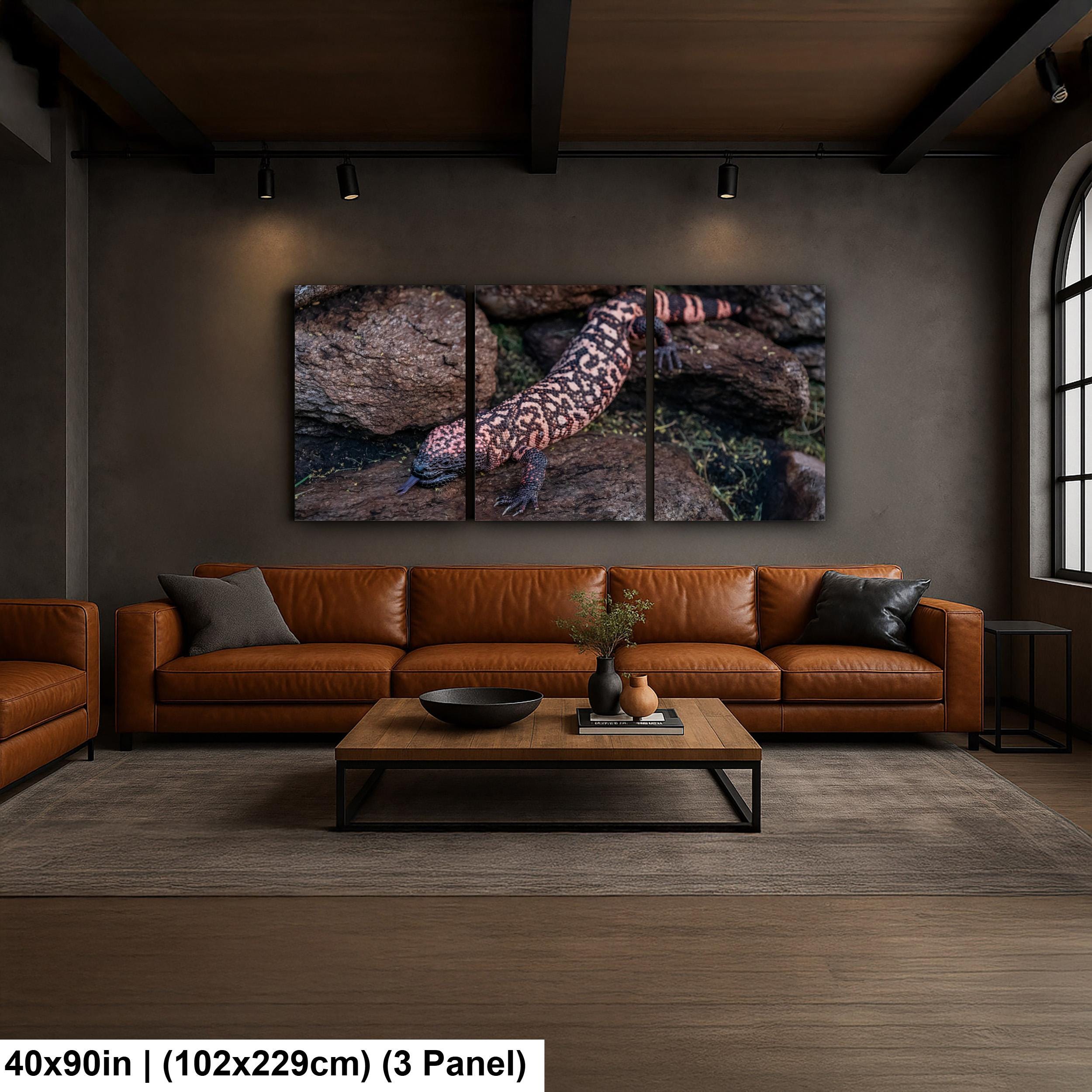 Gila Monster Print – Desert Wildlife Art | Arizona Reptile Photography Canvas