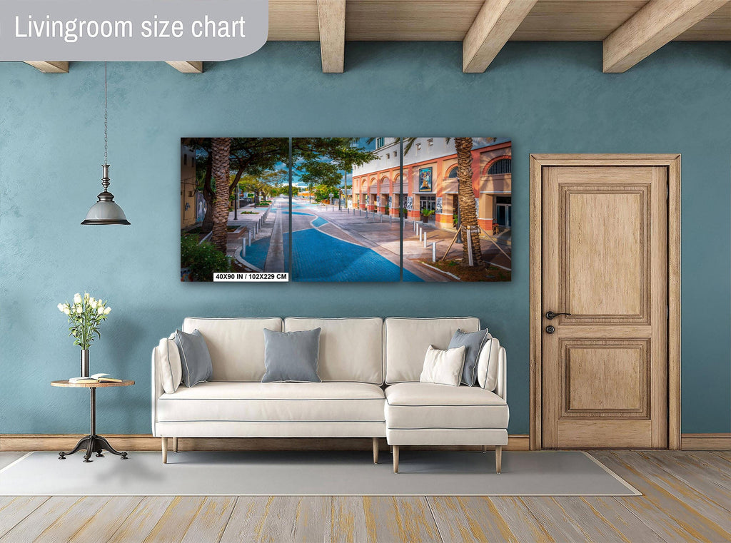 Little Havana Art Print - Miami Canvas Print | Cuban Street Scene Wall Decor