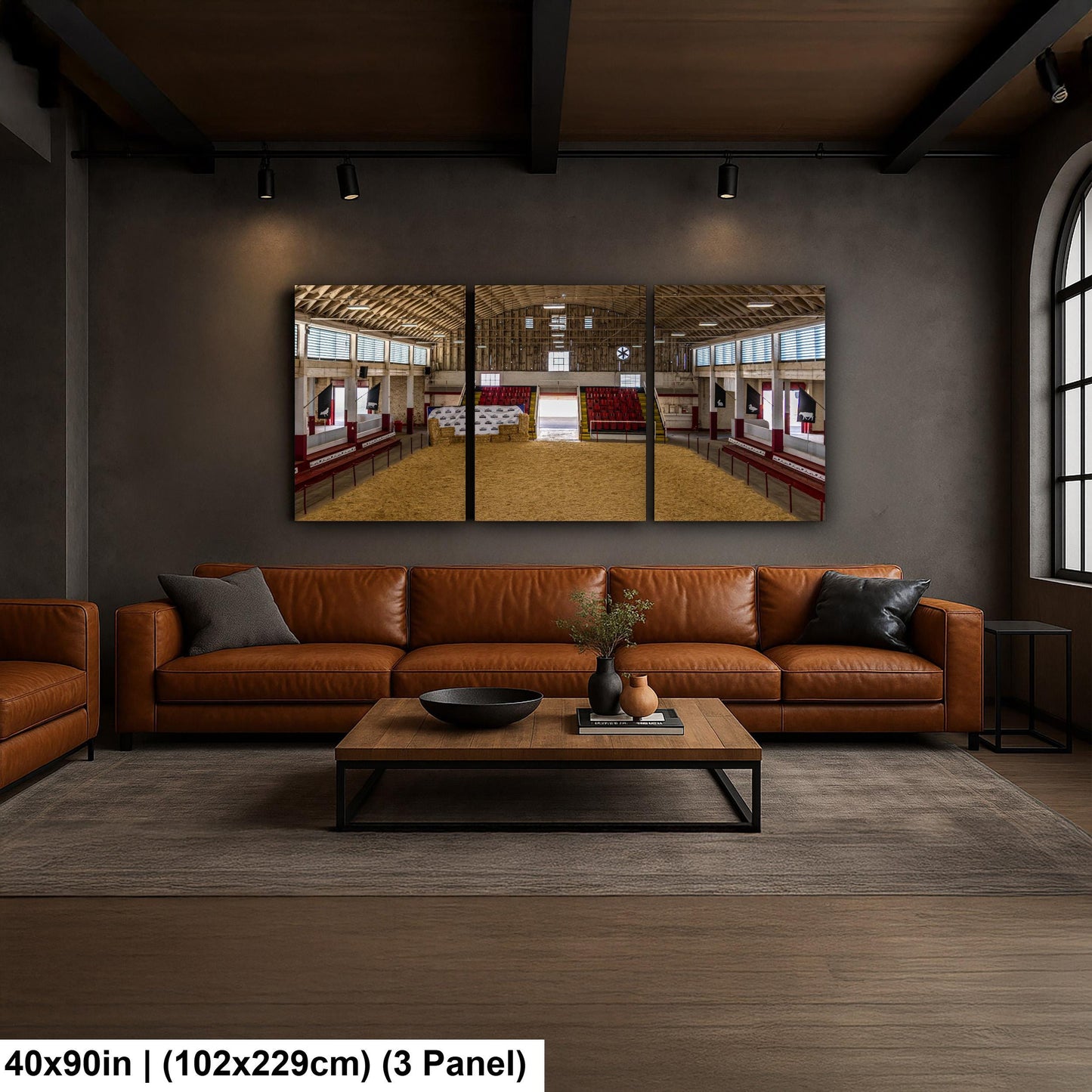 Historic Livestock Pavilion Interior, Apache Junction Arizona Photography Print