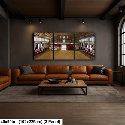 Historic Livestock Pavilion Interior, Apache Junction Arizona Photography Print
