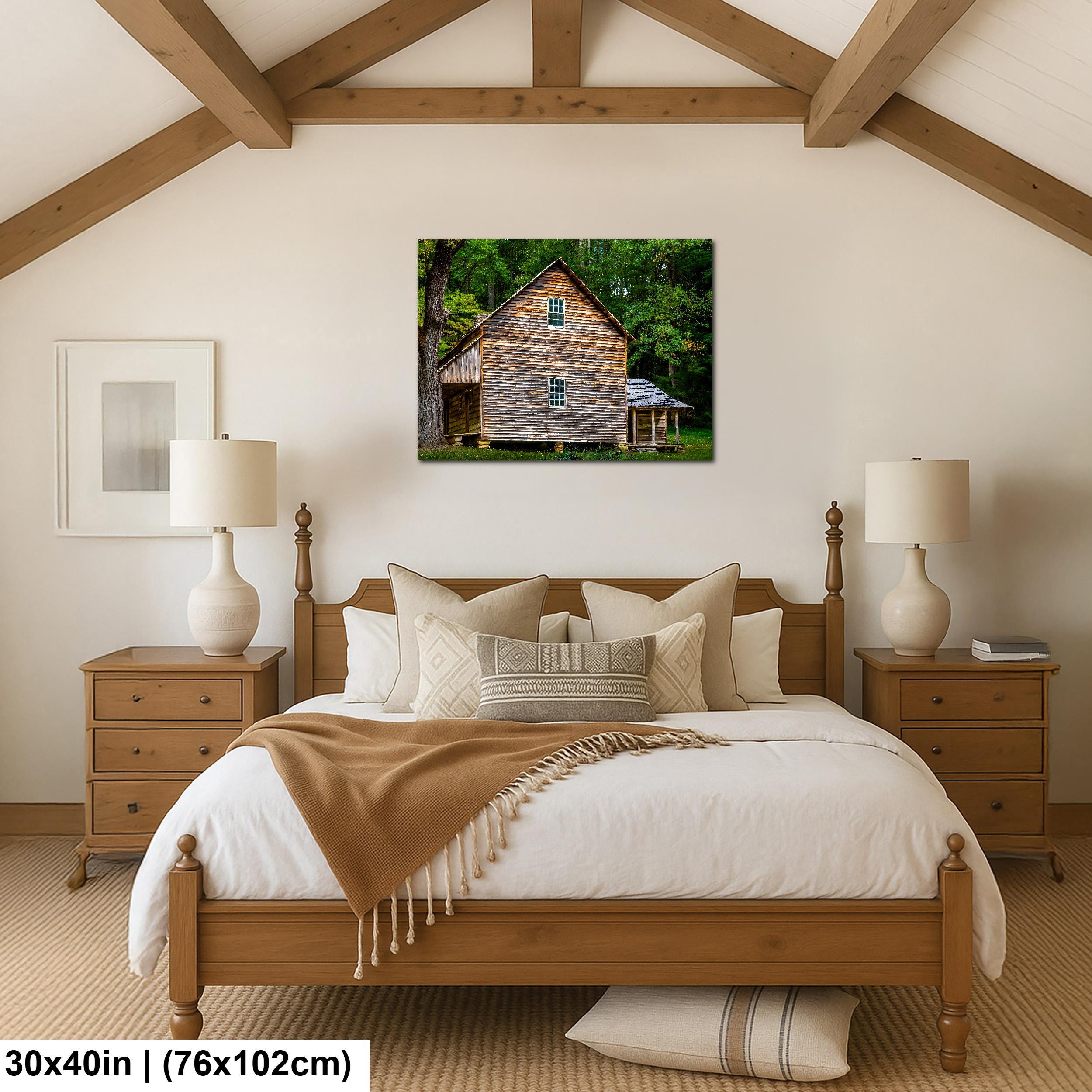 Pioneer Legacy: Historic Cabin Great Smoky Mountains National Park Wall Art