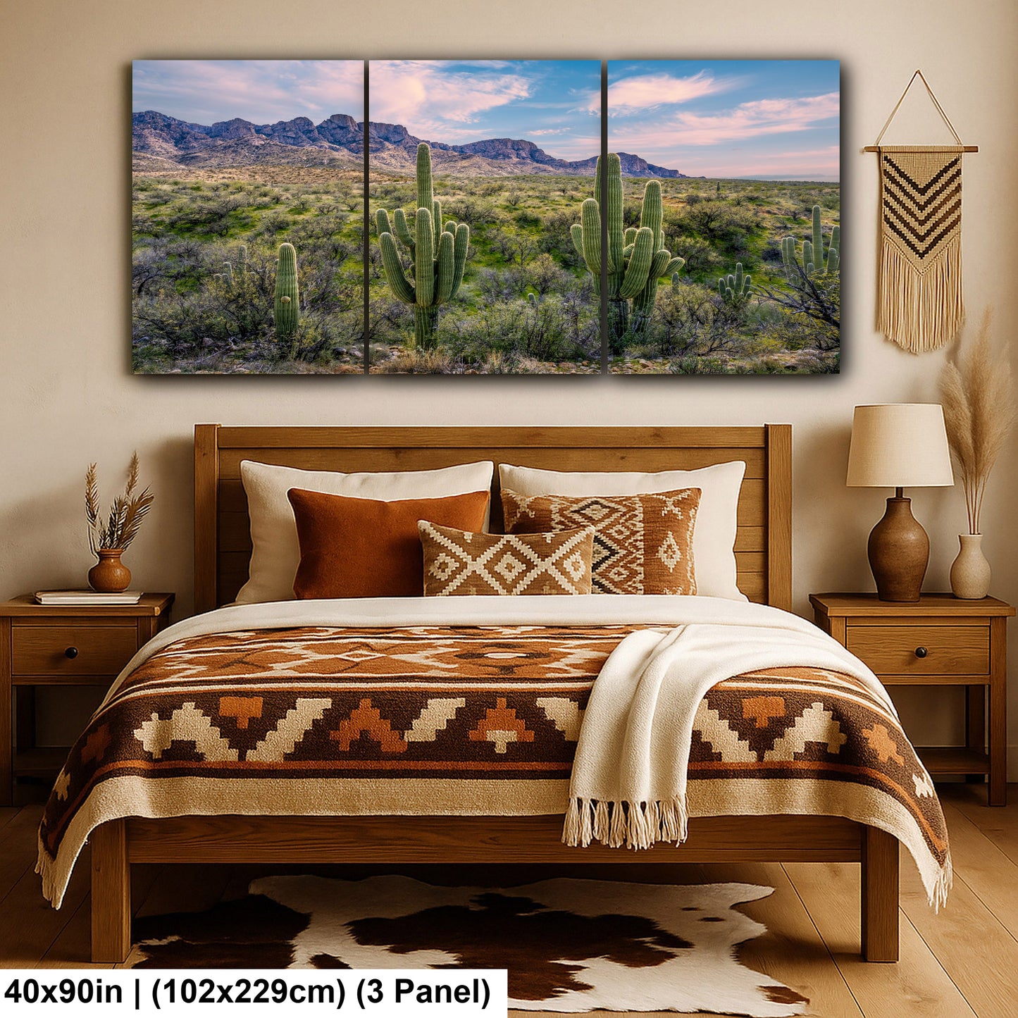 Catalina State Park Saguaro Sunset - Tucson Arizona Desert Mountains Photography Print