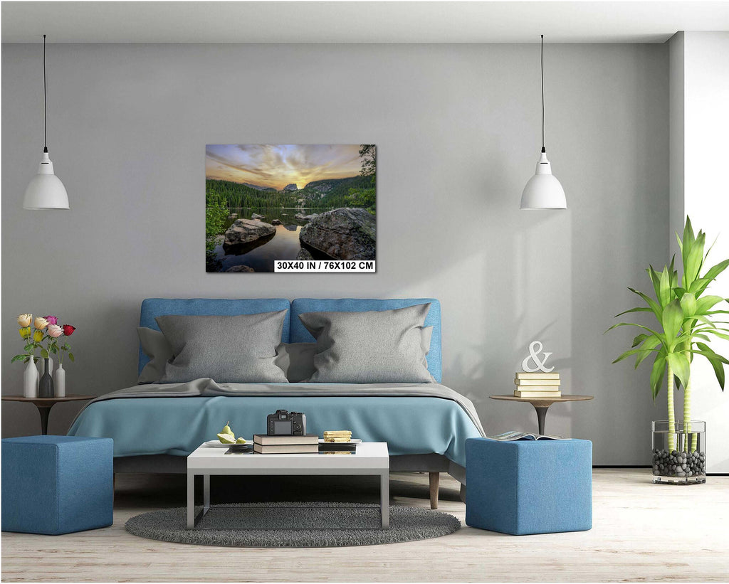 Bear Lake Sunrise Print: Rocky Mountain National Park, Colorado Landscape