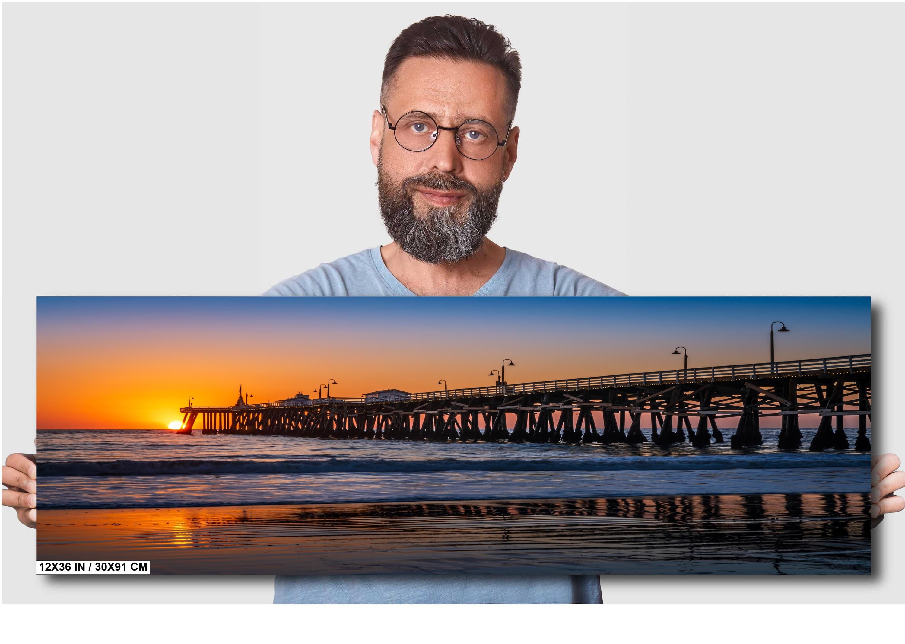 San Clemente Pier Sunset Print: California Beach Seascape