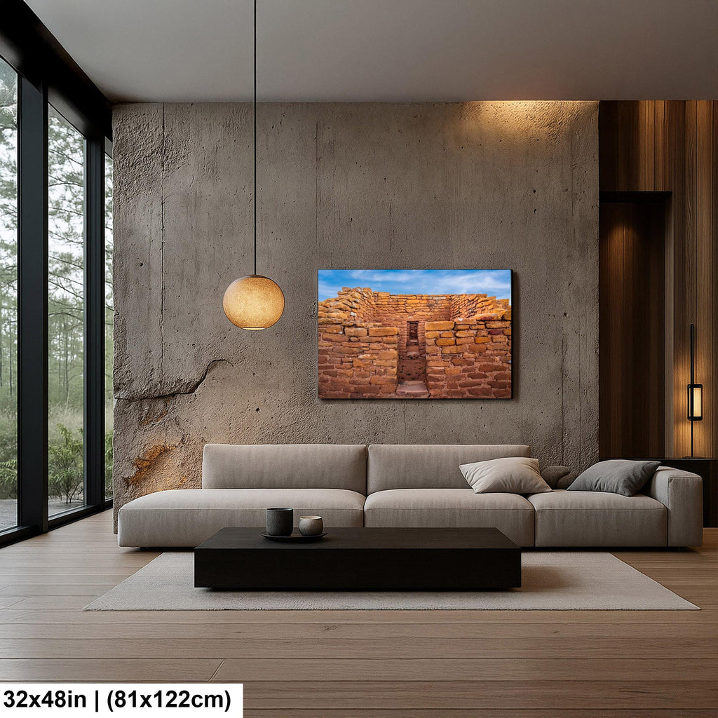 Ancient Pueblo Ruins at Mesa Verde National Park Colorado Photography Print, Southwest Wall Art, Ancestral Home Decor