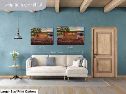 Voyageurs National Park Rainy Lake Visitor Center Sunset Photography Print