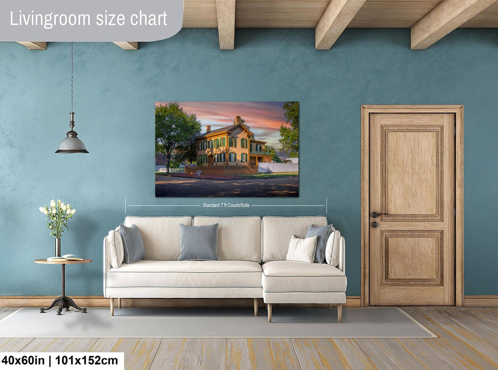 Lincoln Home Springfield Illinois Historic Site Photography Wall Art