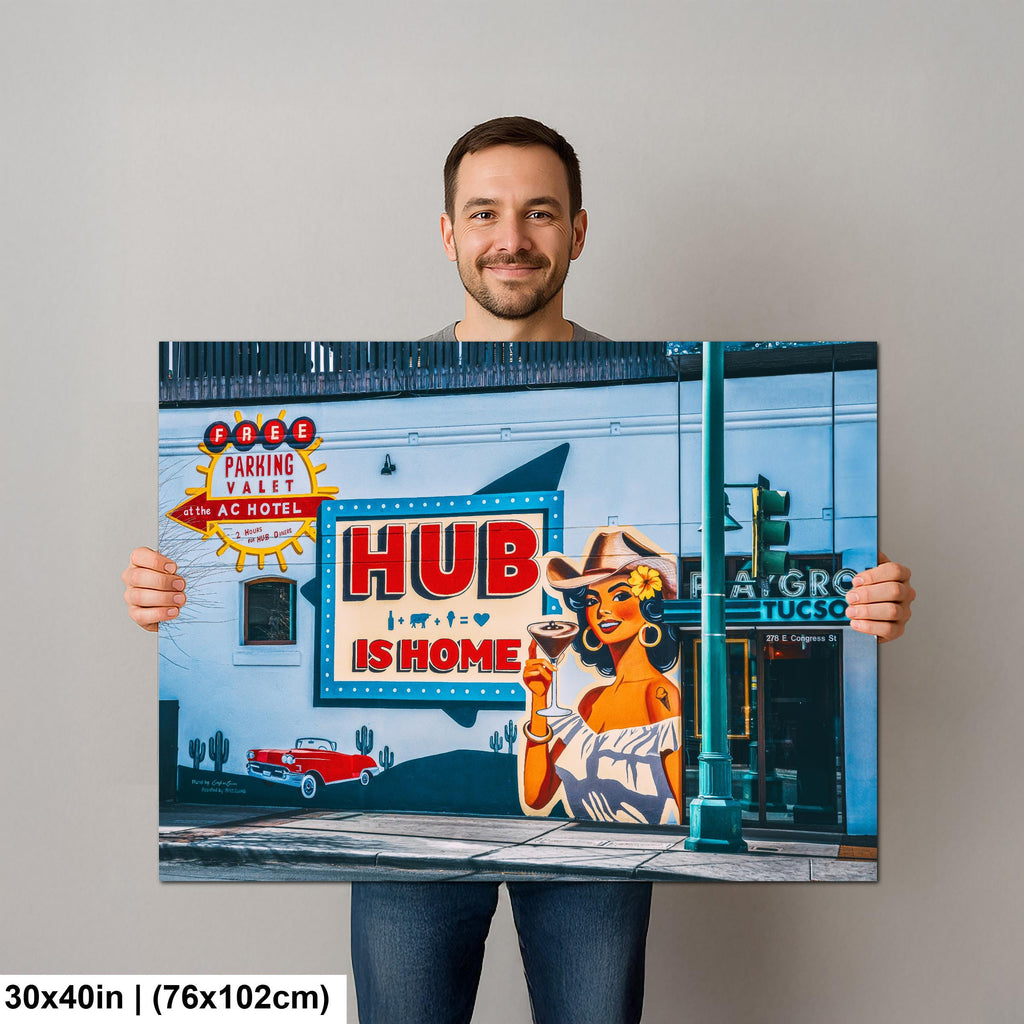 Tucson Mural - HUB Is Home Street Art Downtown Tucson Photography Print