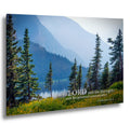 Christian Wall Art | Seek the Lord Art – Misty Mountain Photography Canvas & Scripture Print