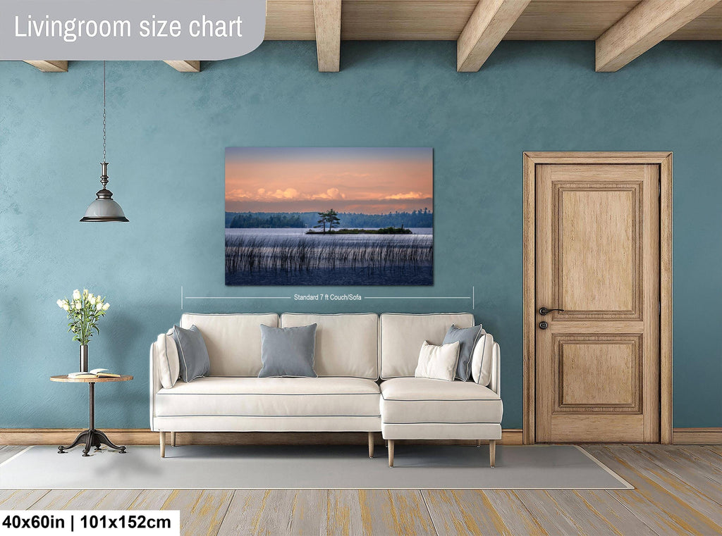 Voyageurs National Park, Minnesota Island with Pines, Serene Water, Photography Wall Art