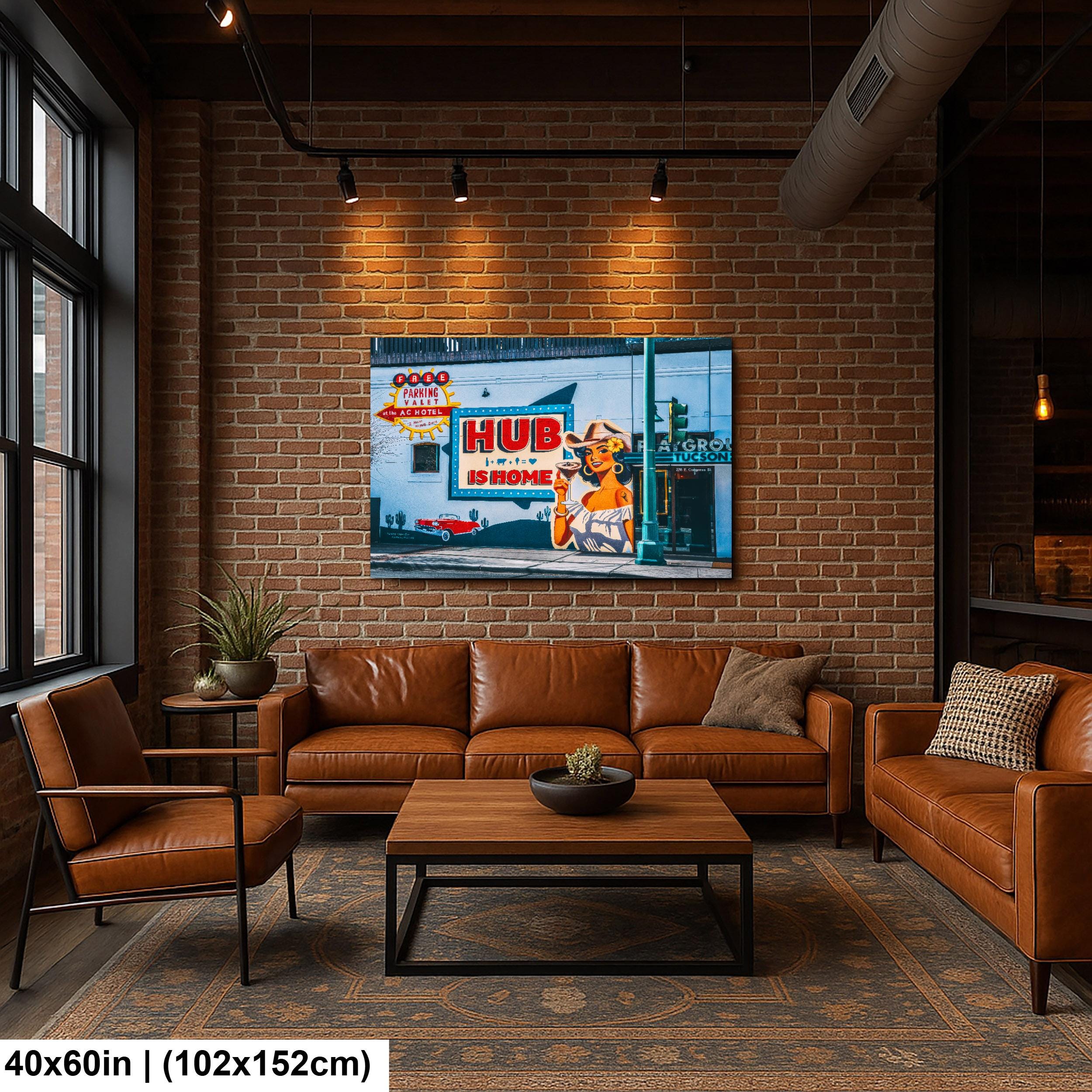 Tucson Mural - HUB Is Home Street Art Downtown Tucson Photography Print