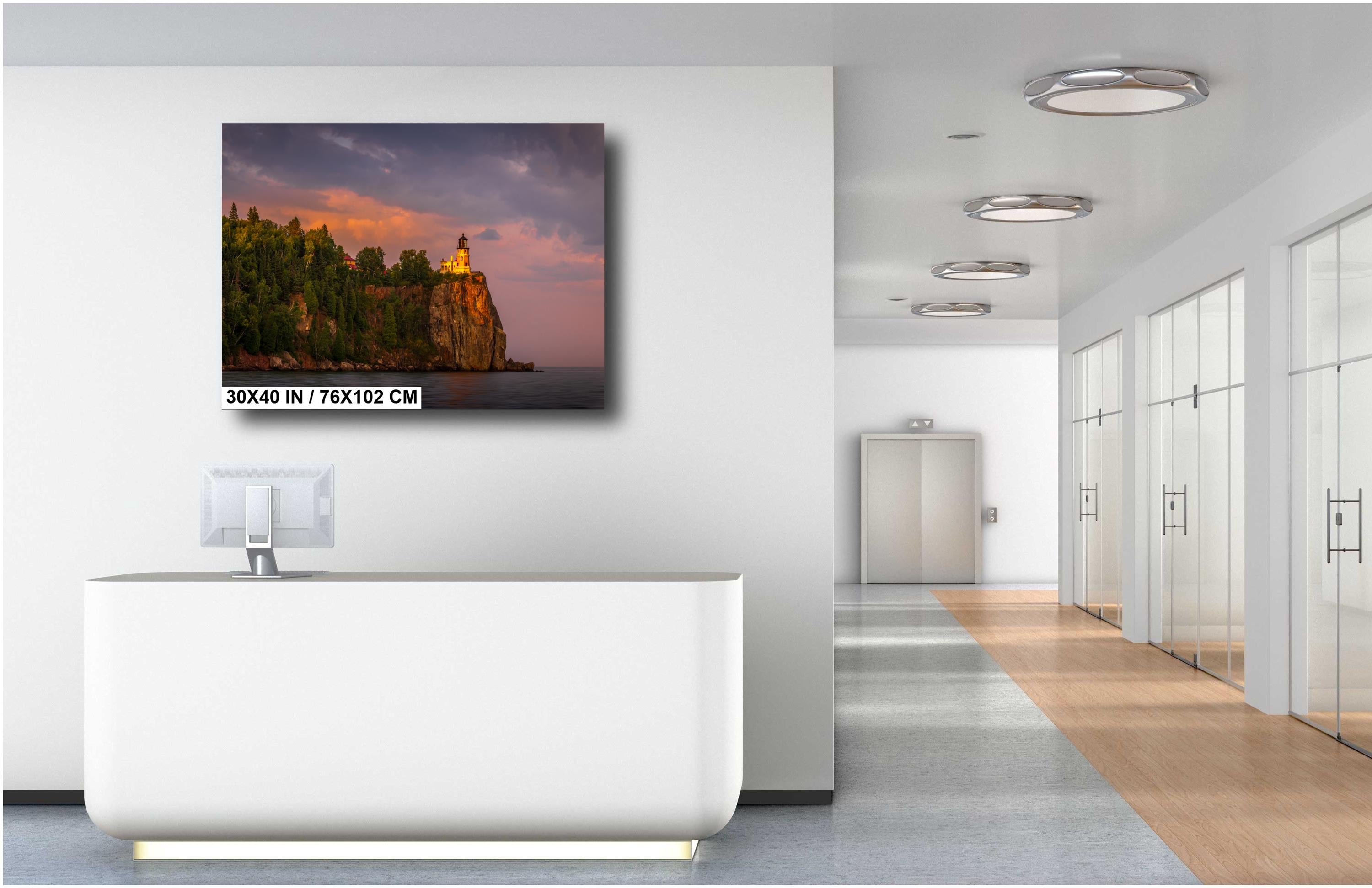 Split Rock Lighthouse Print - Minnesota North Shore Coastal Landscape Wall Art
