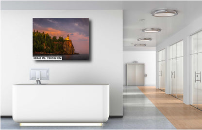 Split Rock Lighthouse Print - Minnesota North Shore Coastal Landscape Wall Art