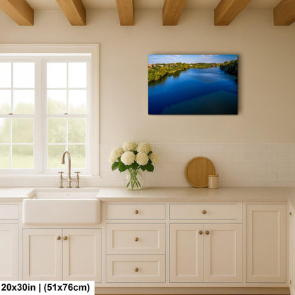 Selma Alabama River Bridge Reflection Photography Wall Art