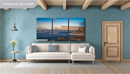 Elephant Butte Lake: State Park Wall Art Print New Mexico Reservoir Landscape Photography Canvas/Metal/Aluminum/Acrylic