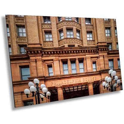 Philadelphia Bourse Building: Philly Bourse Facade Wall Art Print Pennsylvania Heritage Historic Photography Aluminum/Acrylic/Metal/Canvas
