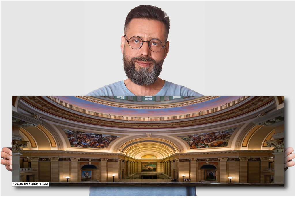 Oklahoma Capitol Rotunda Print: Historic Architecture Wall Art